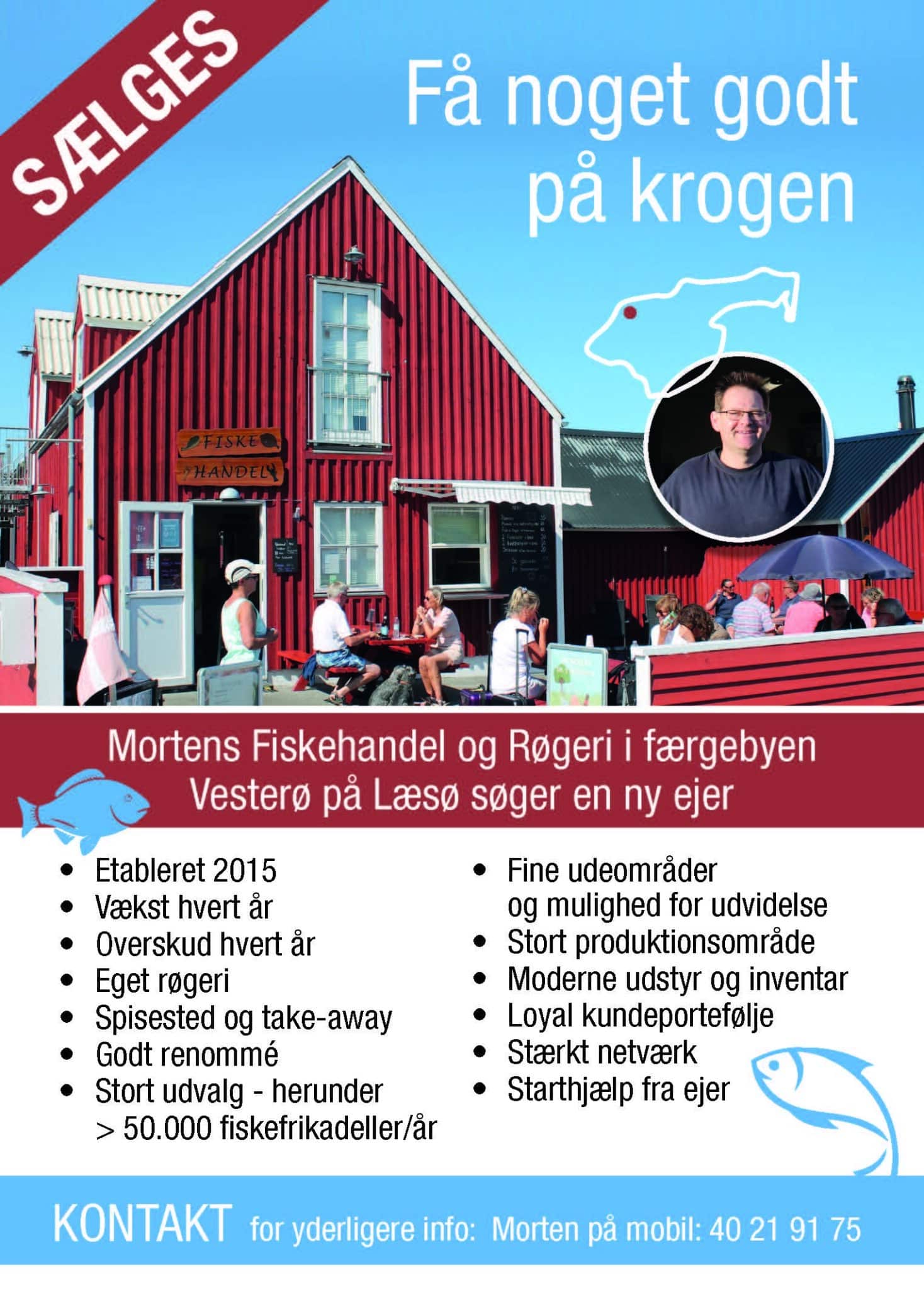 Mortens fiskehandel Annonce