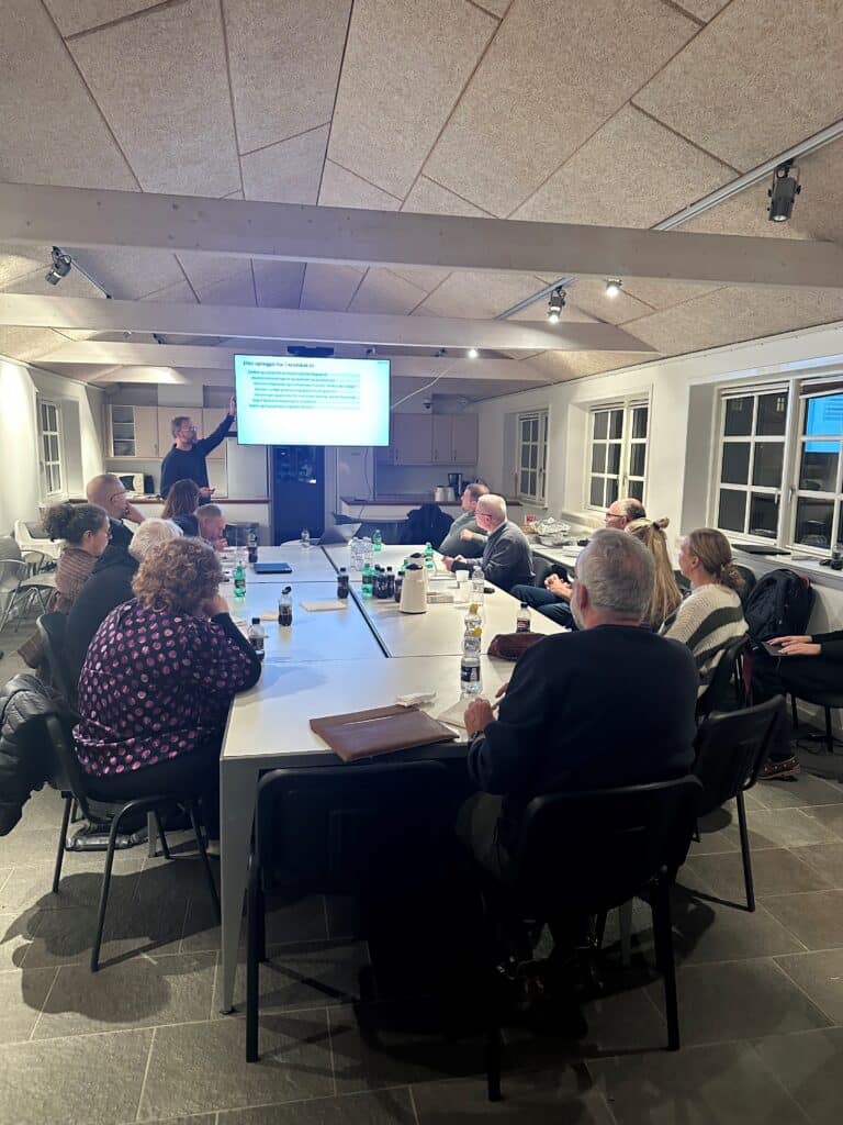 Bo Immersen underviser på baeredygtighedsworkshop Laesoe