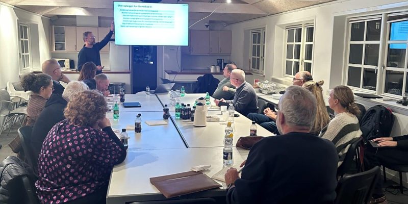 Bo Immersen underviser på baeredygtighedsworkshop Laesoe